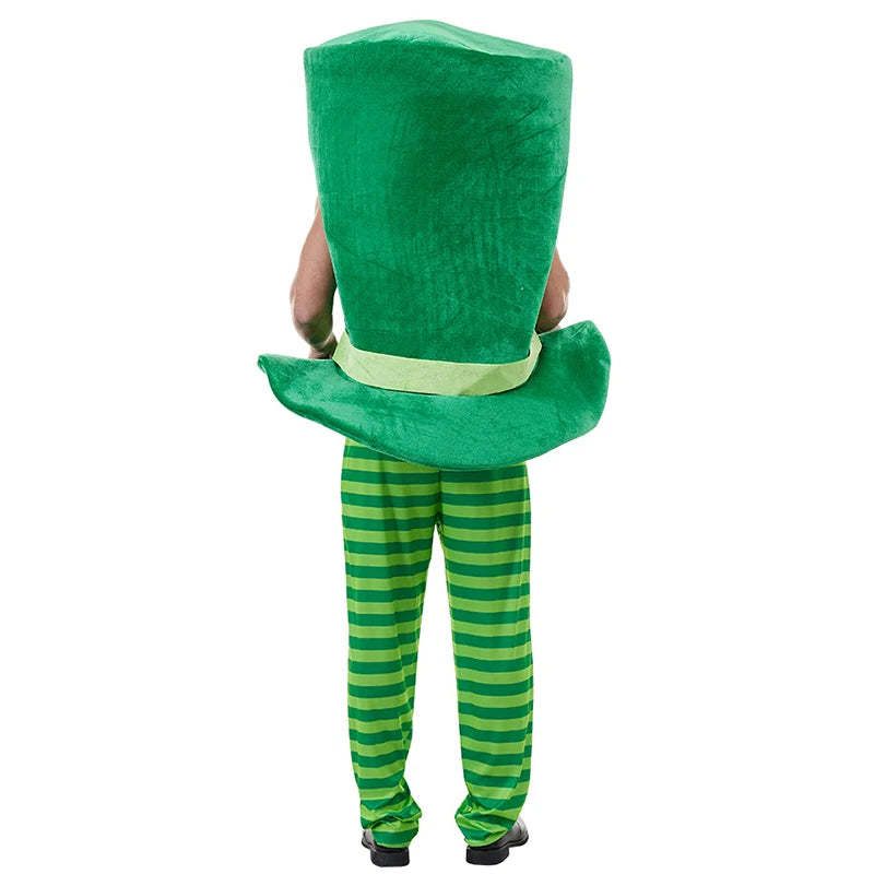 Dress Up Green Four Leaf Clover Mascot Costume