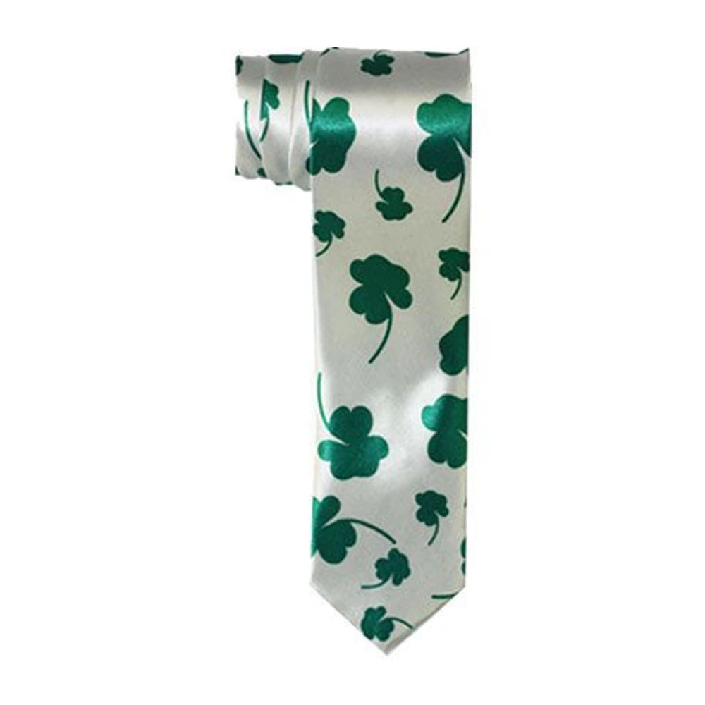 5 pcs Saint Patrick Day Irish Festival Green Hat Bowtie Necktie Set