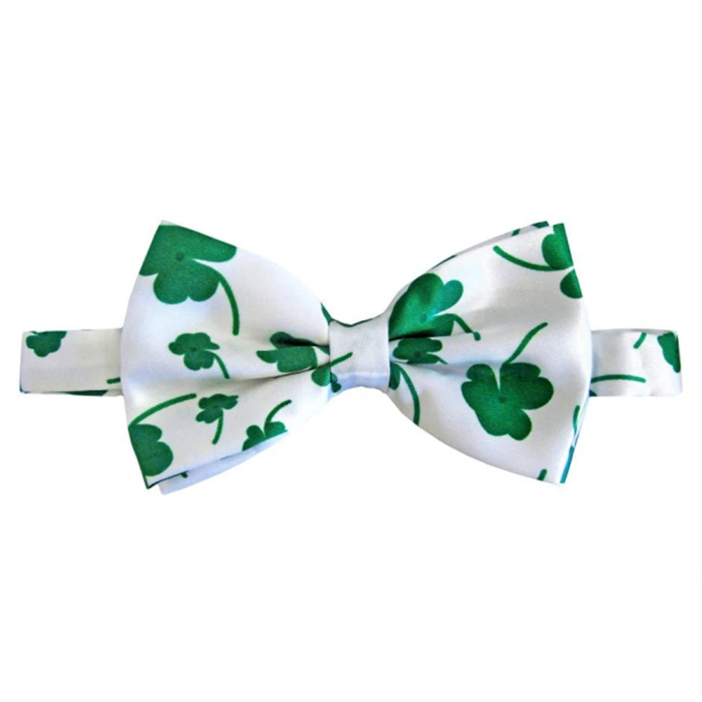 5 pcs Saint Patrick Day Irish Festival Green Hat Bowtie Necktie Set